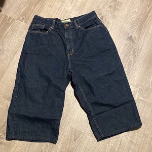 NWOT L.L. Bean CAPRI JEAN SHORTS